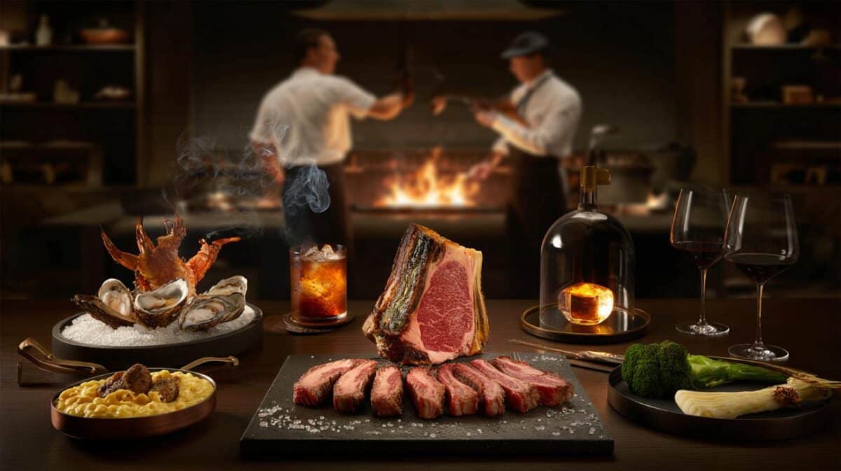 I ate at Travis Kelce and Patrick Mahomes' new steakhouse, 1587 Prime. Our $800 dinner felt like more than just a meal.